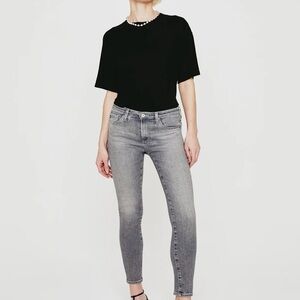 AG Women's Grey Skinny Jeans